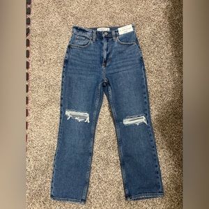 ULTRA HIGH RISE ankle straight